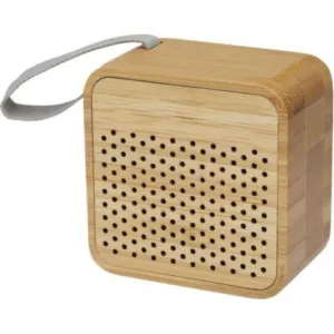 Coluna de bluetooth em bambu 3W