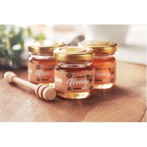 Set 3 frascos de mel com flores silvestres