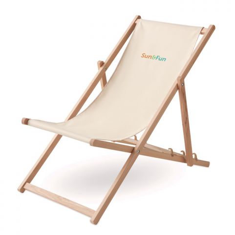 Cadeira de praia em madeira