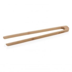 Pinças de servir de bambu