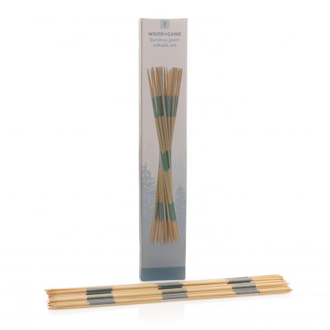 Conjunto gigante de mikado em bambu
