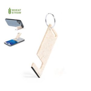 Porta-chaves sustentável com suporte para smartphone