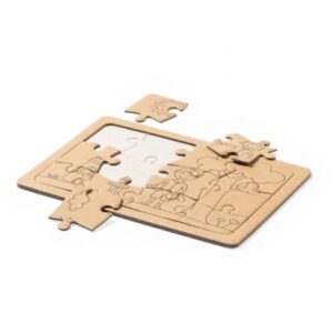 Conjunto de 2 puzzles com 12 peças