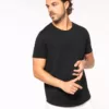 T-shirt base arredondada decote redondo de homem