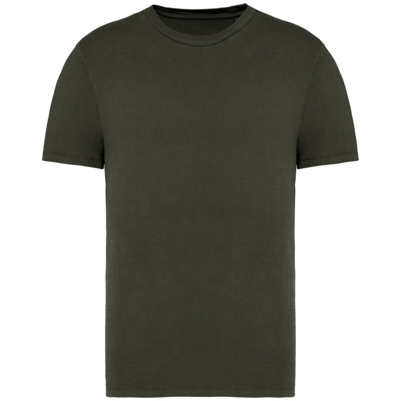 T-shirt orgânica com aspecto lavado unissexo