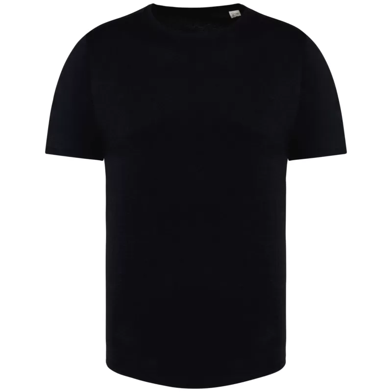 T-shirt base arredondada decote redondo de homem