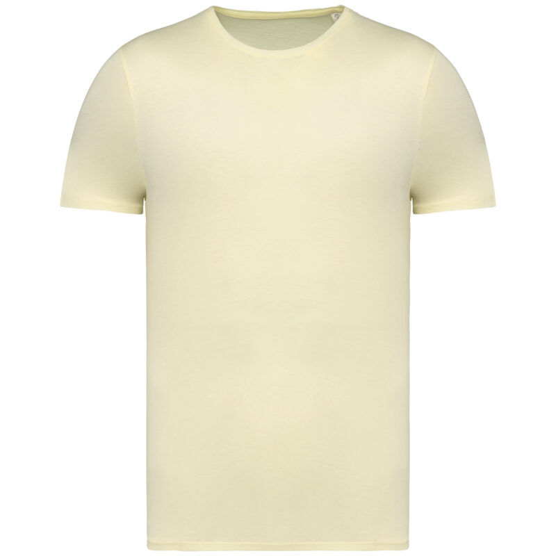 T-shirt decote redondo fabricada em Portugal