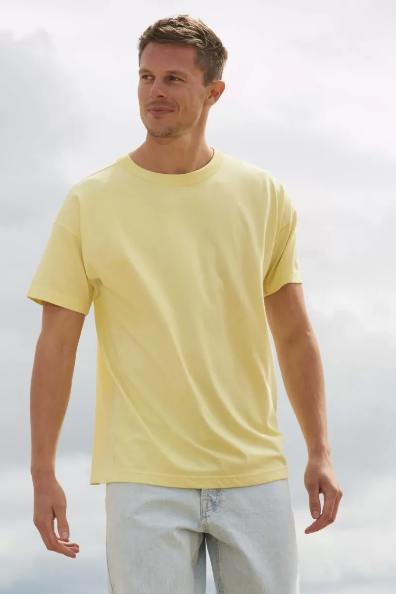 T-shirt oversize de homem em algodão orgânico
