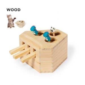 Brinquedo para animal de estimação em madeira