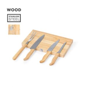 Set de facas em madeira