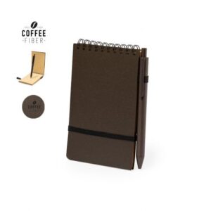 Caderno em fibra de café