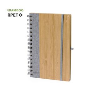 Caderno  em bambu e RPET