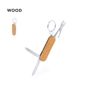 Porta-chaves multi-ferramentas  em madeira