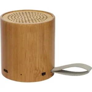 Coluna bluetooth® em bambu